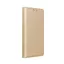 Magnet Samsung Galaxy A17 mágneses flip tok, arany