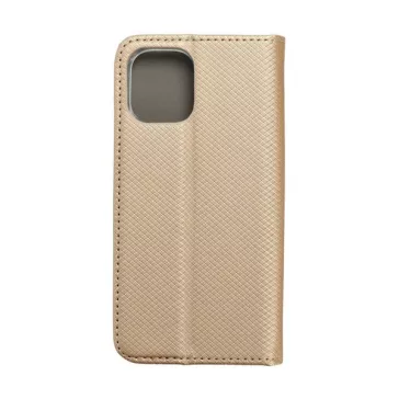 Magnet Samsung Galaxy A17 mágneses flip tok, arany