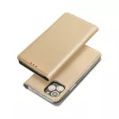 Magnet Samsung Galaxy A17 mágneses flip tok, arany