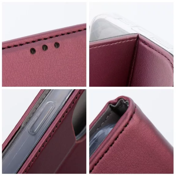 Samsung Galaxy A17 Smart Magneto flip tok, burgundi