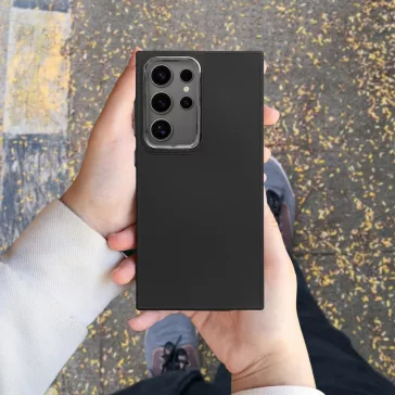   Frame Samsung Galaxy A17 közepesen ütésálló tok kameravédő kerettel, fekete