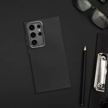   Frame Samsung Galaxy A17 közepesen ütésálló tok kameravédő kerettel, fekete