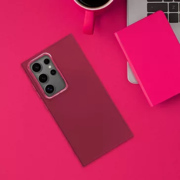   Frame Samsung Galaxy A17 közepesen ütésálló tok kameravédő kerettel, magenta