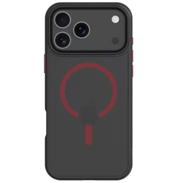   Tactical MagForce Hyperstealth 2.0 Apple iPhone 17 Pro Max MagSafe hátlap tok, fekete/piros
