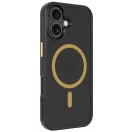 Tactical MagForce Hyperstealth 2.0 Apple iPhone 17 MagSafe hátlap tok, fekete/sárga