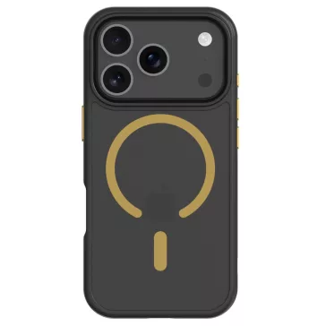   Tactical MagForce Hyperstealth 2.0 Apple iPhone 17 Pro Max MagSafe hátlap tok, fekete/sárga