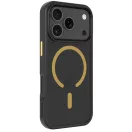 Tactical MagForce Hyperstealth 2.0 Apple iPhone 17 Pro Max MagSafe hátlap tok, fekete/sárga