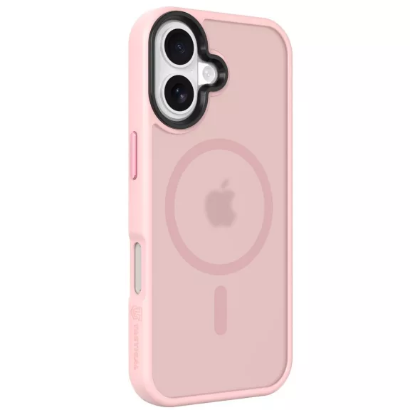 Tactical MagForce Hyperstealth Apple iPhone 17 MagSafe tok, áttetsző/rózsaszín
