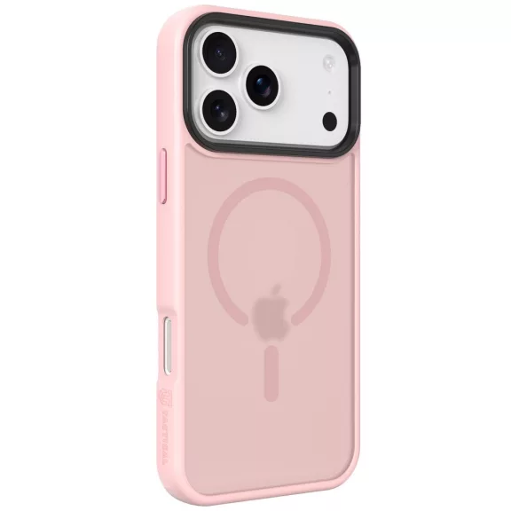 Tactical MagForce Hyperstealth Apple iPhone 17 Pro MagSafe tok, áttetsző/rózsaszín