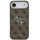 Guess 4G Big 4G Classic Logo Apple iPhone Air (2025) hátlap tok, barna-ezüst