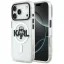 Karl Lagerfeld IML Karl Sketch Logo iPhone 17 Pro MagSafe kompatibilis hátlap tok, átlátszó