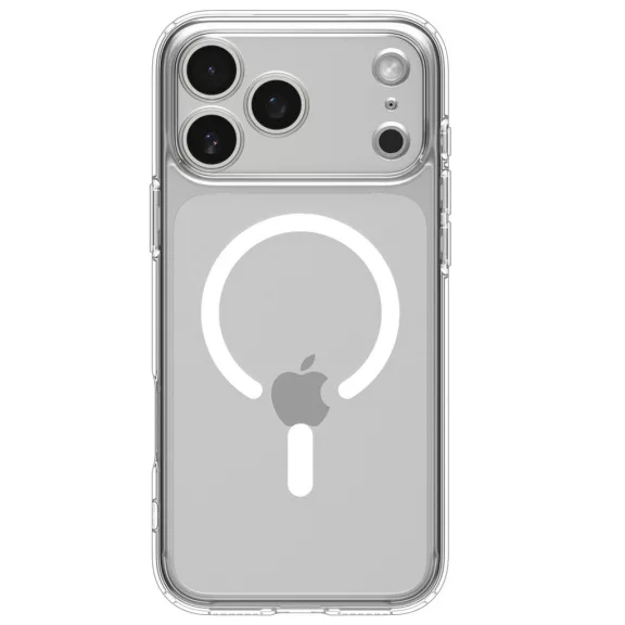 Spigen Ultra Hybrid Magfit Apple iPhone 17 Pro tok, MagSafe, Clear White, fehér