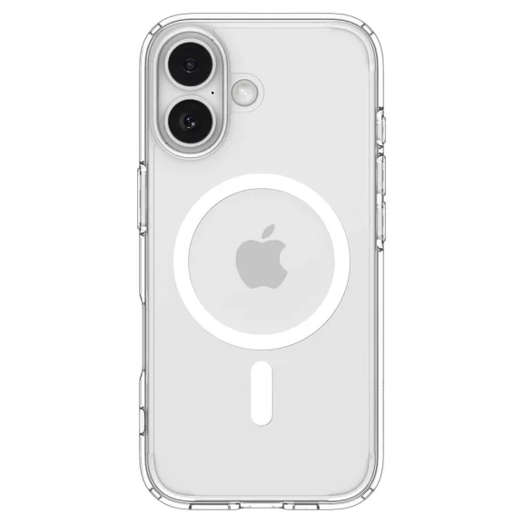 Spigen Ultra Hybrid Magfit Apple iPhone 17 tok, MagSafe, Clear White, fehér