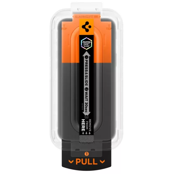 Spigen Glas.tR EZ Fit Pro HD Apple iPhone Air (2025) tempered kijelzővédő fólia felhelyező kerettel (1db)