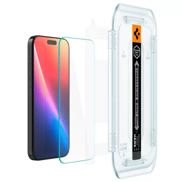   Spigen Glas.tR EZ Fit HD Apple iPhone Air (2025) tempered kijelzővédő fólia felhelyező kerettel (2db)