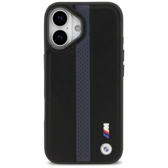 BMW M Perforated Stripe Logo Apple iPhone 17 MagSafe hátlap tok, kék