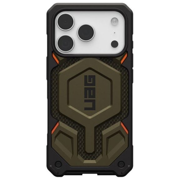 UAG Monarch Pro Apple iPhone 17 Pro MagSafe kompatibilis tok, Kevlar Green