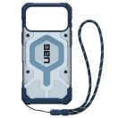 UAG Pathfinder Apple iPhone 17 Pro Max Clear MagSafe tok csuklópánttal, Blues Lanyard