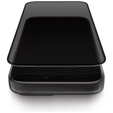   Uniq Optix privacy Apple iPhone 17 tempered glass kijelzővédő üvegfólia felhelyező kerettel, privacy