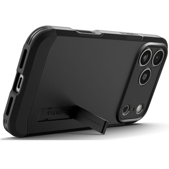 Spigen Tough Armor T MagFit Apple iPhone 17 Pro tok, MagSafe, fekete