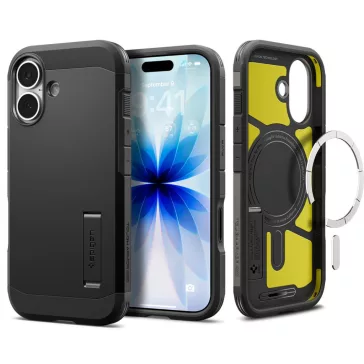   Spigen Tough Armor T MagFit Apple iPhone 17 tok, MagSafe, fekete