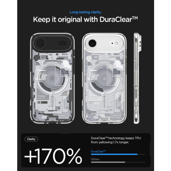 Spigen Ultra Hybrid MagFit Apple iPhone Air (2025) tok, MagSafe, Zero One, fehér