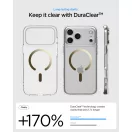 Spigen Ultra Hybrid MagFit Apple iPhone 17 Pro Max tok, MagSafe, Clear Gold, átlátszó-arany