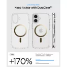 Spigen Ultra Hybrid MagFit Apple iPhone 17 tok, MagSafe, Clear Gold, átlátszó-arany