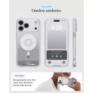 Spigen Ultra Hybrid MagFit Apple iPhone 17 Pro Max tok, MagSafe, Classic Silver, ezüst