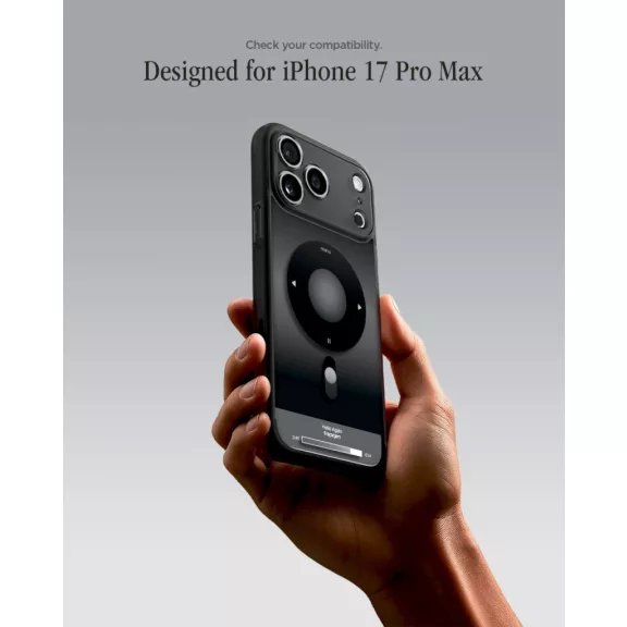 Spigen Ultra Hybrid MagFit Apple iPhone 17 Pro Max tok, MagSafe, Classic Black, fekete