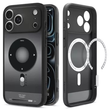   Spigen Ultra Hybrid MagFit Apple iPhone 17 Pro tok, MagSafe, Classic Black, fekete