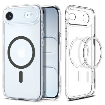   Spigen Ultra Hybrid MagFit Apple iPhone Air (2025) tok, MagSafe, Graphite, átlátszó-szürke