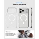 Spigen Ultra Hybrid MagFit Apple iPhone Air (2025) tok, MagSafe, Frost White, átlátszó-fehér