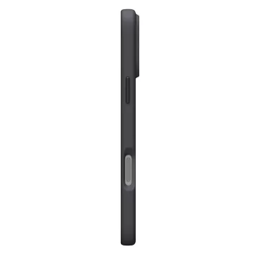   Spigen Silicone Fit Magfit Apple iPhone 17 Pro tok, MagSafe, Black, fekete