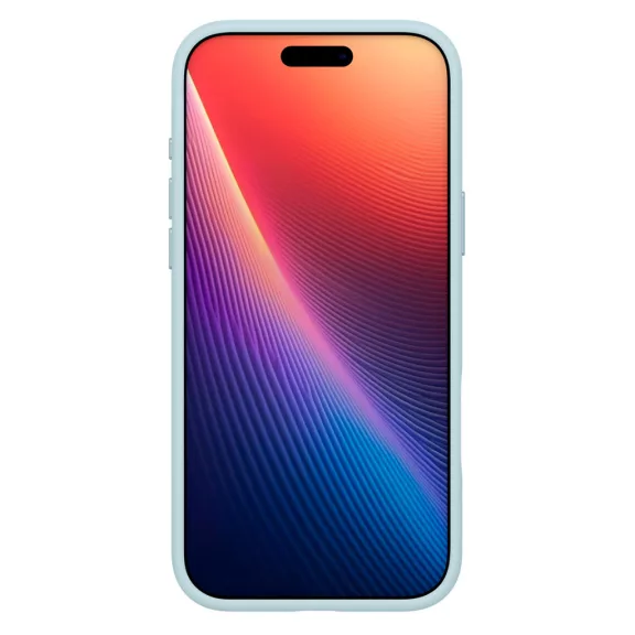 Spigen Silicone Fit Magfit Apple iPhone 17 Pro Max tok, MagSafe, Mute Blue, kék