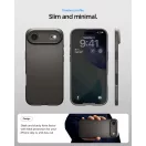 Spigen Thin fit Magfit Apple iPhone Air (2025) tok, MagSafe, Gunmetal, szürke