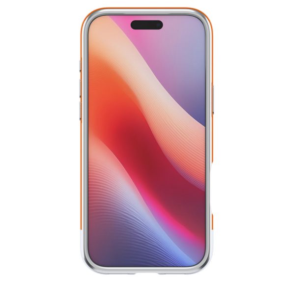 Spigen Classic C1 MagFit Apple iPhone 17 Pro tok, MagSafe, Tangerine, narancs