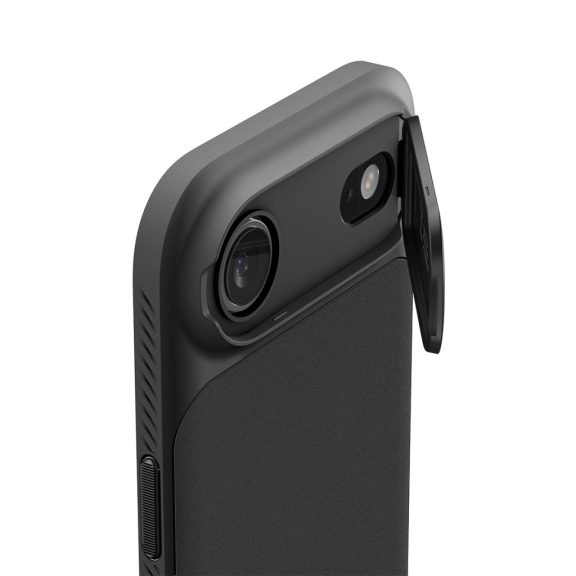 Spigen Optik Armor MagFit Apple iPhone Air (2025) tok, MagSafe, Black, fekete