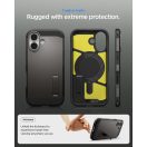 Spigen Tough Armor T MagFit Apple iPhone 17 tok, MagSafe, Gunmetal, szürke