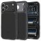 Spigen Ultra Hybrid T MagFit Apple iPhone 17 Pro tok, MagSafe, Matte Black, fekete