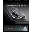 Spigen Glas.tR EZ Fit Optik Pro Apple iPhone 17 Pro / 17 Pro Max / 16 Pro / 16 Pro Max / 15 Pro / 15 Pro Max / 14 Pro / 14 Pro Max, Tempered kameralencse-védő fólia felhelyező kerettel, ezüst (2db)