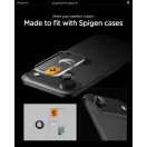 Spigen Glas.tR EZ Fit Optik Pro Apple iPhone Air (2025) Tempered kameralencse-védő fólia felhelyező kerettel, fekete (2db)