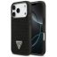 Guess Rhinestone Triangle Apple iPhone 17 Pro hátlap tok, fekete