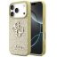 Guess Fixed Glitter Big 4G Apple iPhone 17 Pro hátlap tok, csillámos, arany