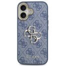 Guess 4G Big 4G Classic Logo Apple iPhone 17 hátlap tok, kék-ezüst