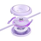 Baseus Free2Draw Mini USB-C töltő-és adatkábel, kihúzható, automata behúzó funkcióval, 100W, 1m, lila