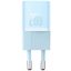 Baseus GaN5 Mini USB-C hálózati gyorstöltő adapter, 20W, kék