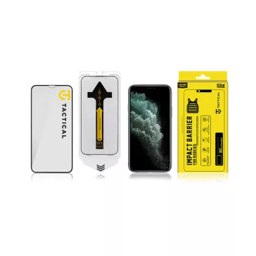   Tactical Impact Barrier Apple iPhone Air (2025) tempered glass kijelzővédő fólia felhelyező kerettel