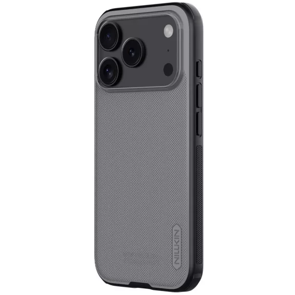 Nillkin Super Frosted PRO Apple iPhone 17 Pro műanyag hátlap tok, átlátszó-fekete