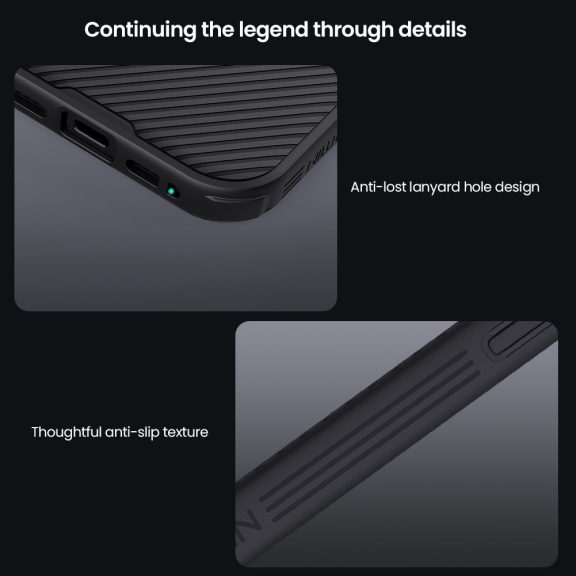 Nillkin CamShield Pro Apple iPhone Air (2025) műanyag hátlap tok, fekete